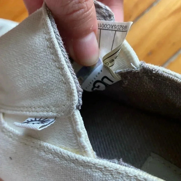 Ugg canvas  men slip on shoes - Picture 6 of 8